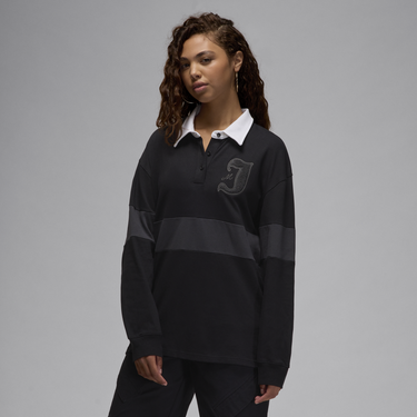 Tričko Jordan Long Sleeve Top Čierna | FV7182-010, 4