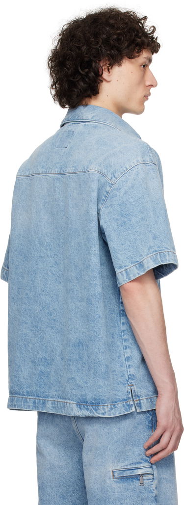 Košeľa BOSS Faded Denim Shirt Modrá | 50538203, 2