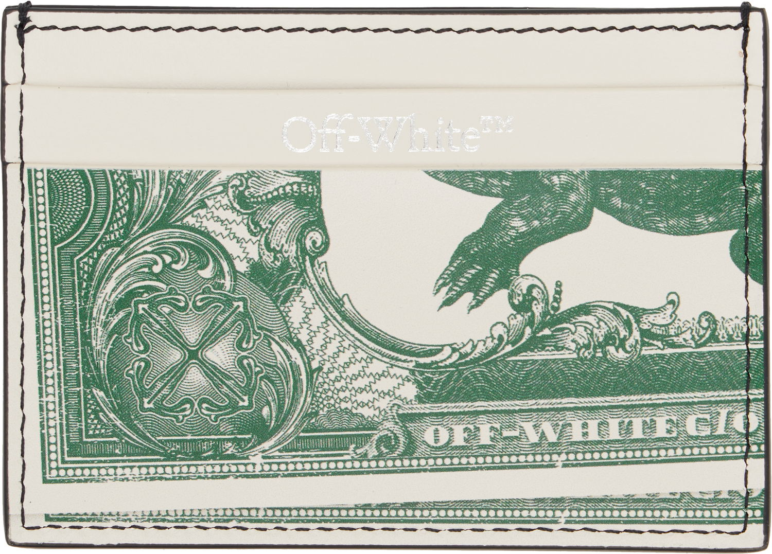 Peňaženka Off-White Off-White Currency Card Holder Biela | OMND09DS25LEA0010157, 0