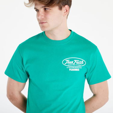 Tričko Pleasures Faith T-shirt Tyrkysová | P22f058 green, 3