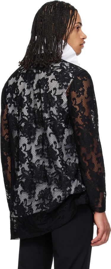 Košeľa Comme des Garçons Comme des Garçons Homme Plus Raschel Lace T-Shirt Čierna | PO-T036-051, 2