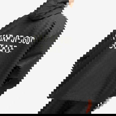 Parka Fear of God ESSENTIALS Textured Nylon Hooded Jacket Čierna | 202BT246370F, 3