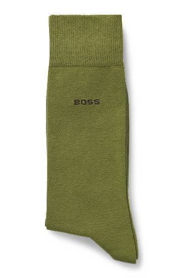 Ponožky BOSS Two-Pack of Regular-Length Socks Zelené | 50467709, 1