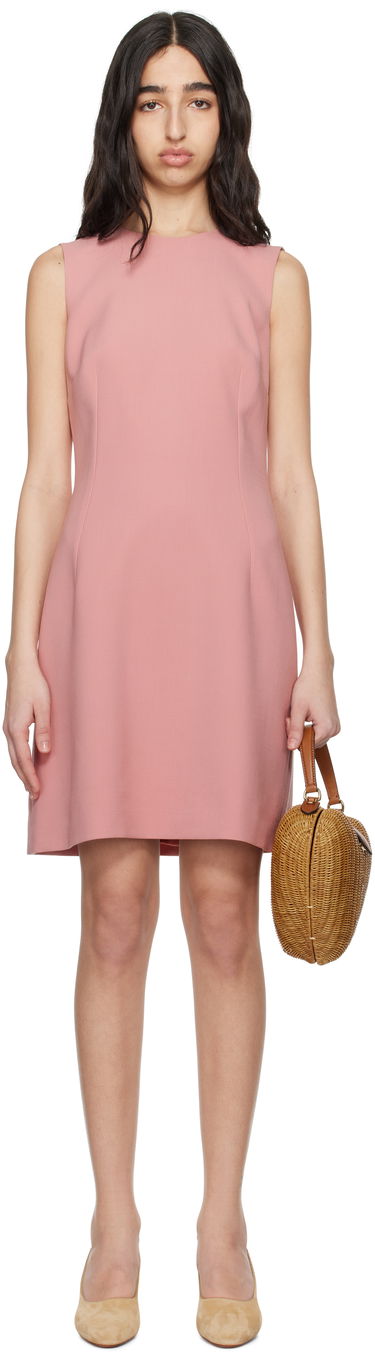 Šaty Dolce & Gabbana Dolce&Gabbana Wool Crepe Fit & Flare Minidress Ružová | F6TMMT FU2L8, 0