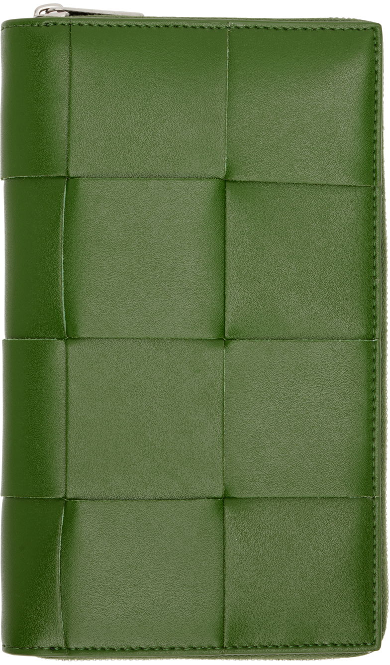 Peňaženka Bottega Veneta Zip Around Wallet Zelené | 649607 VBWD2, 0