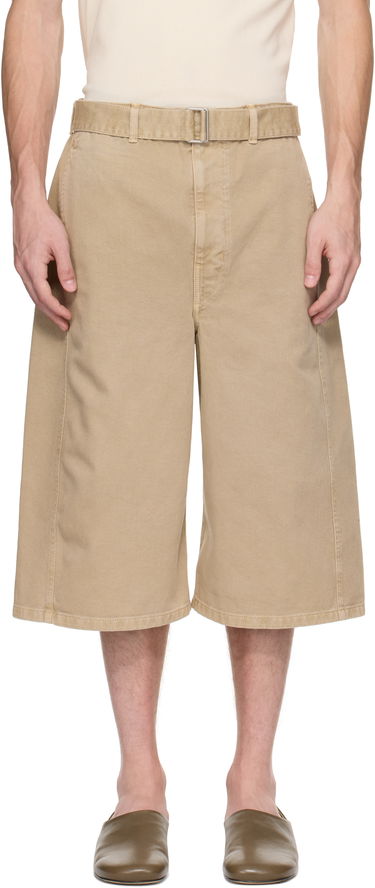 Šortky LEMAIRE Lemaire Twisted Denim Shorts Béžová | PA1107 LD1042, 0