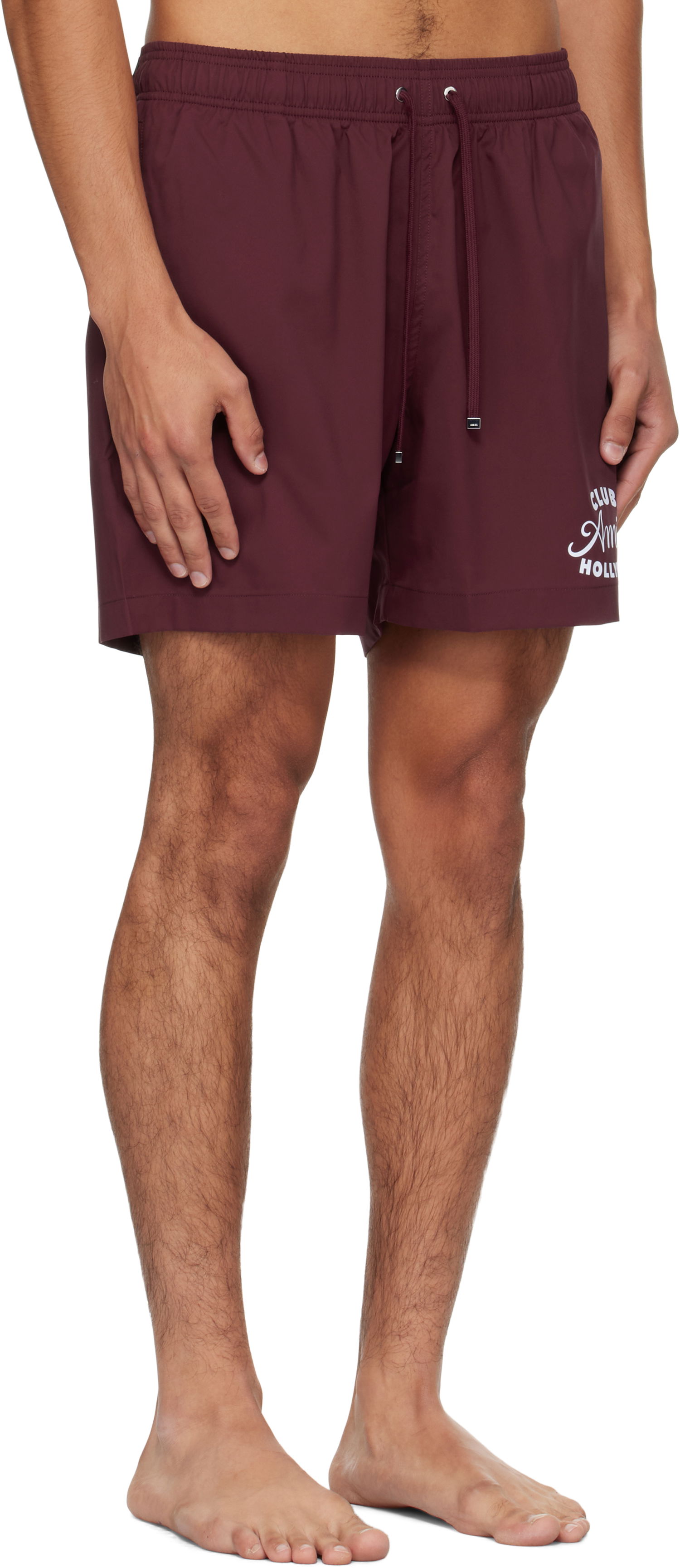 Šortky AMIRI AMIRI 'Club Amiri' Swim Shorts Vínová | AMSWTK1045, 1