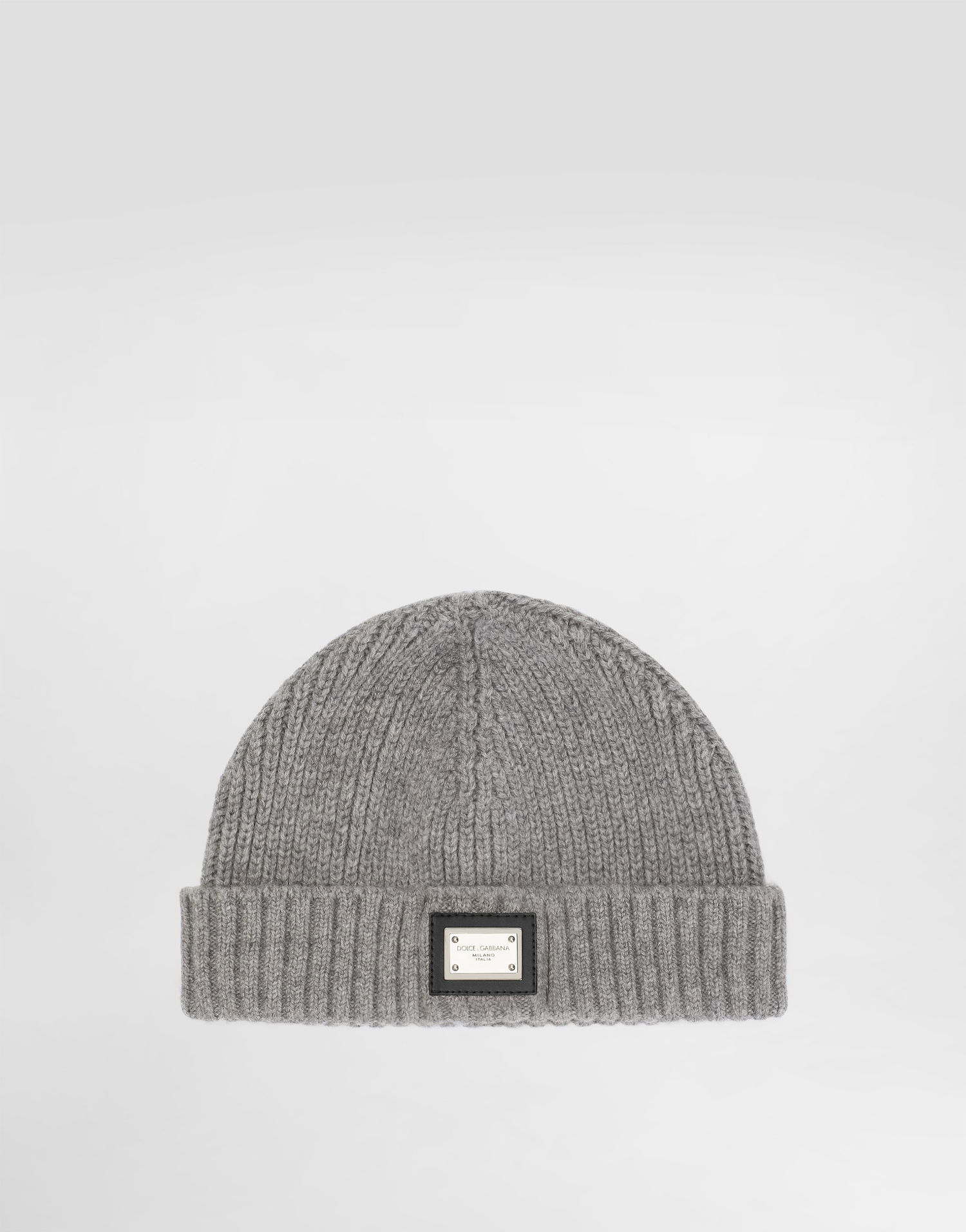 Kulicha Dolce & Gabbana Dolce & Gabbana Ribbed Knit Beanie Šedá | LBKHC0JGMBCS8290, 0