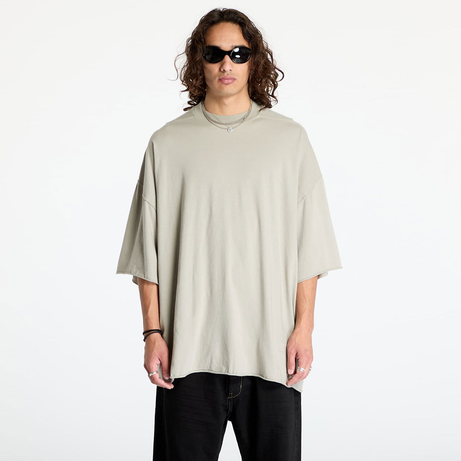 Tričko Rick Owens DRKSHDW Knit Tommy T-Shirt Pearl Universal Béžová | DU02D2259 RN 08, 0