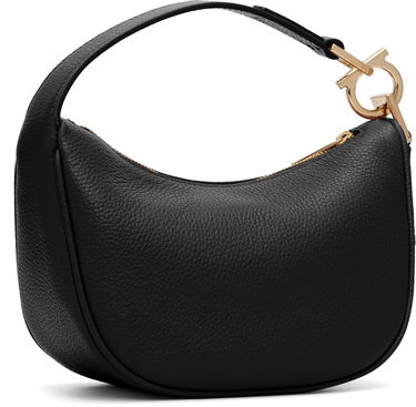 Taška cez rameno FERRAGAMO Salvatore Ferragamo North-South XS Shoulder Bag Čierna | 785984, 2