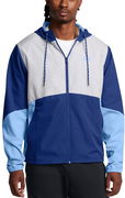 Men's Color Block Hooded Windbreaker