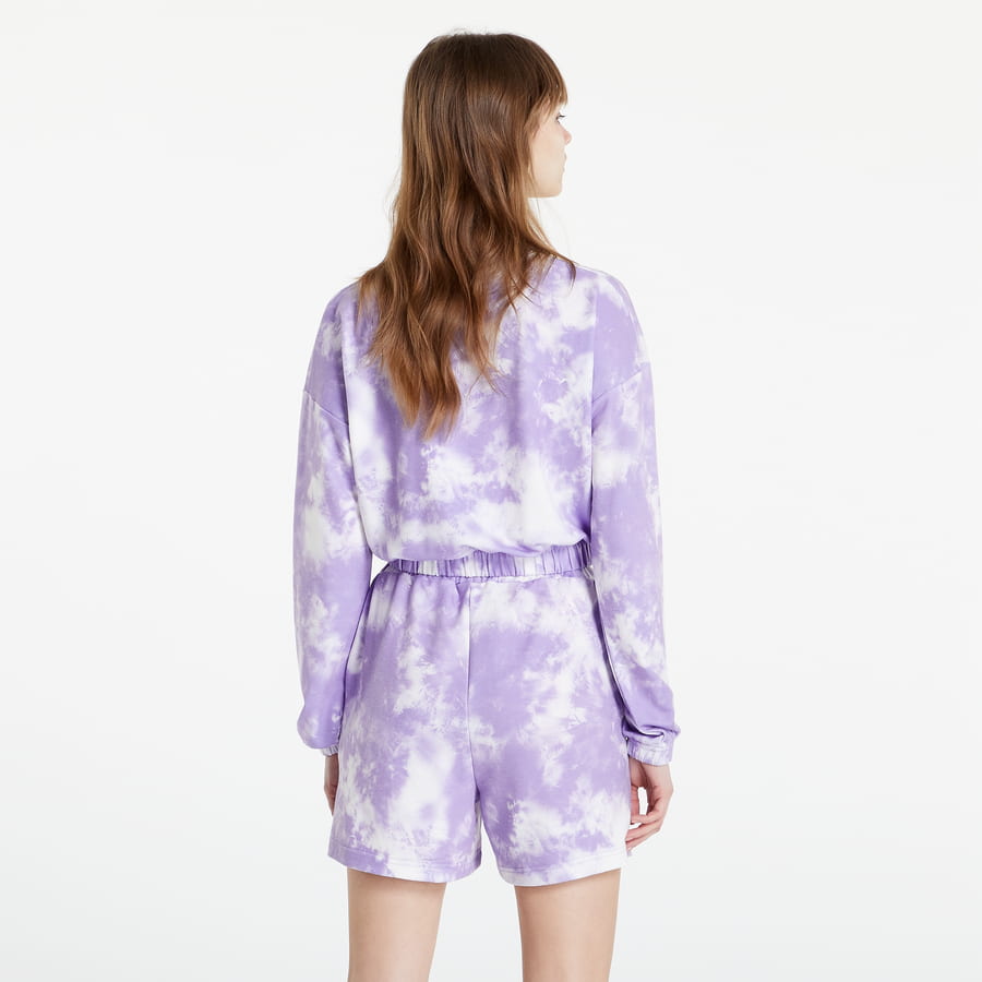 Mikina Noisy May Cropped Sweatshirt Fialová | 27020689, 1