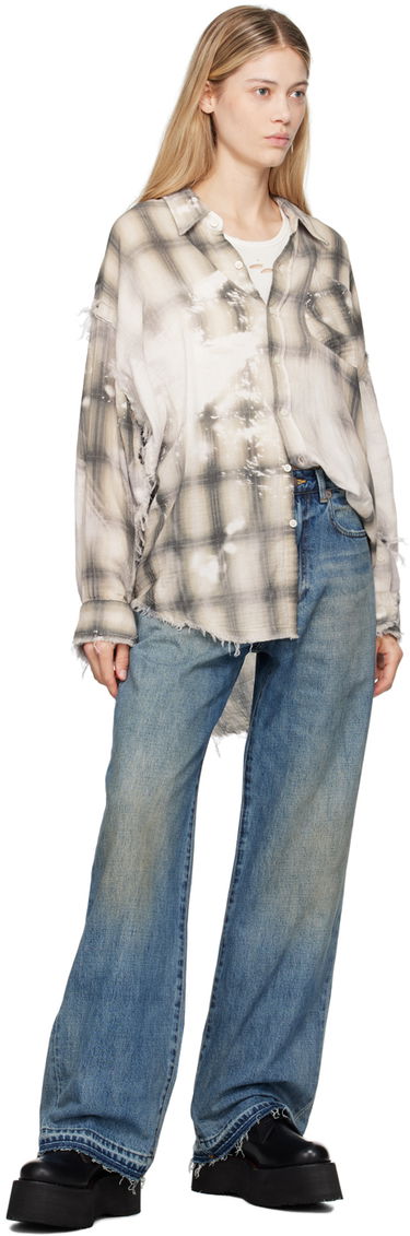 Džínsy R13 R13 D'Arcy Loose Jeans Modrá | R13WD038-D213C, 3