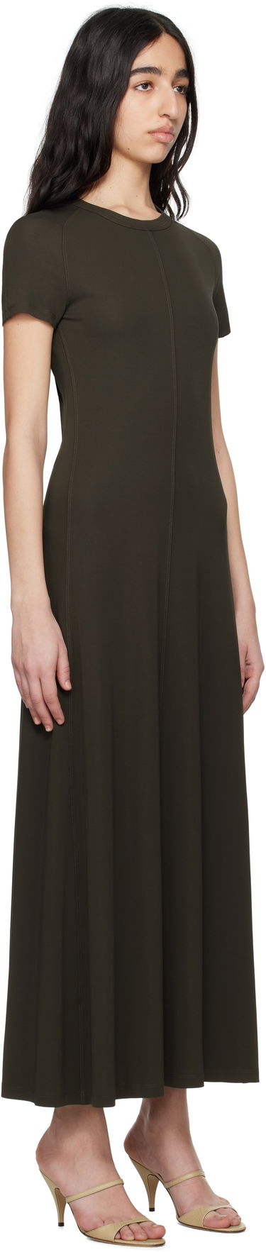 Šaty TOTEME TOTEME Fluid Maxi Dress Čierna | 242-WRD1696-FB0162, 4
