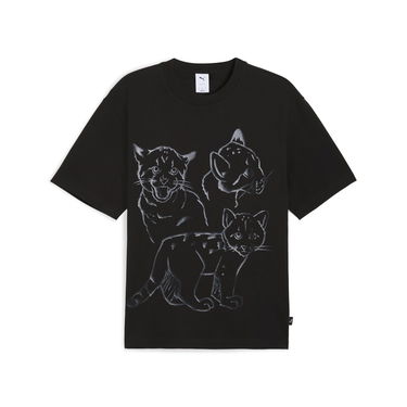 Tričko Puma Itty Bitty Graphic T-Shirt Čierna | 632363_01, 5