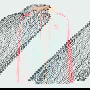 Vetrovka adidas Originals David Beckham Originals Allover Print Windbreaker Jacket Béžová | JJ1626, 1