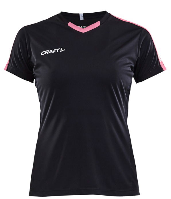 Tričko Craft Contrast Jersey Short Sleeve Sports T-Shirt Čierna | 1905567-9471, 0