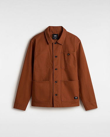 Bunda Vans Drill Chore Canvas Jacket, Size L Hnedá | VN000KV11RE, 0
