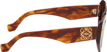 Slnečné okuliare Loewe Loewe Anagram Logo Thin Frame Sunglasses Hnedá | LW40155I@5153V 192337199707, 1