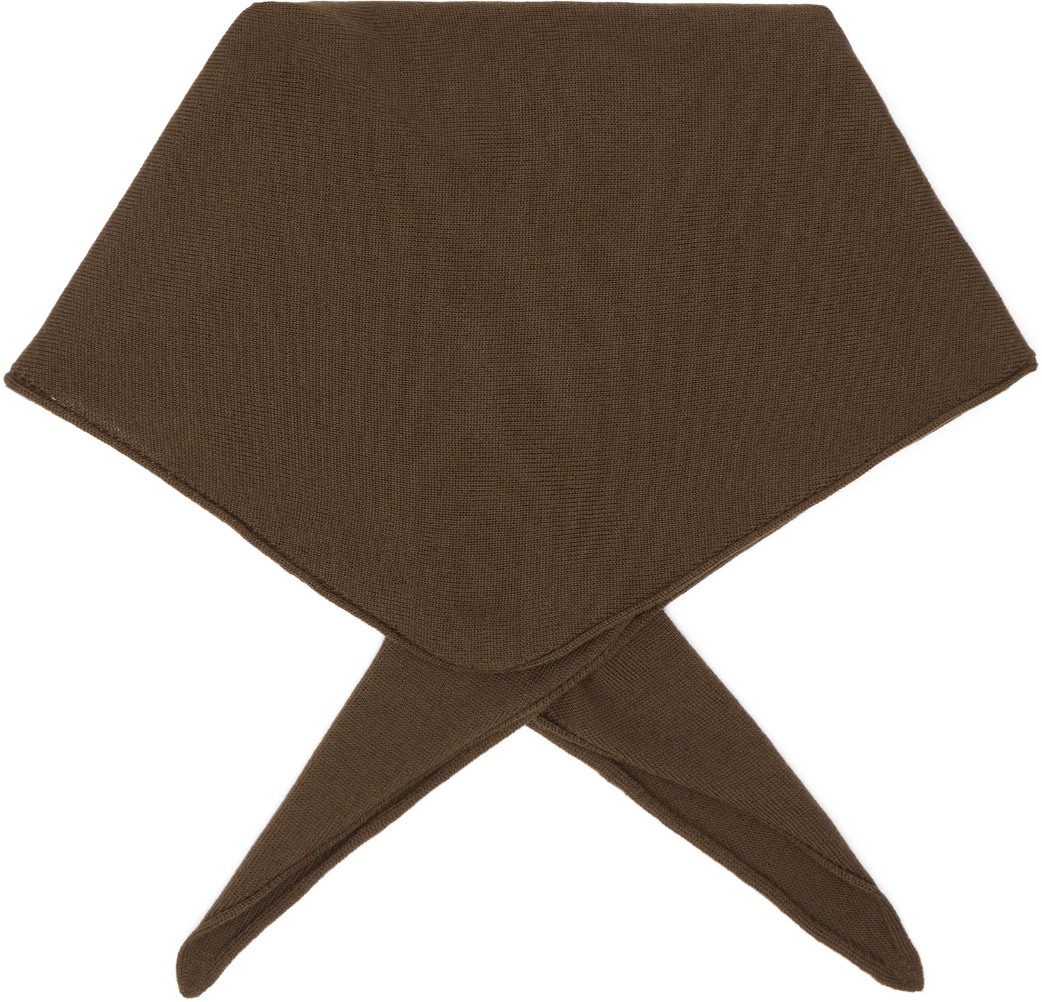 Šál LEMAIRE Lemaire Small Losange Knitted Scarf Hnedá | AC1184 LK1011, 1