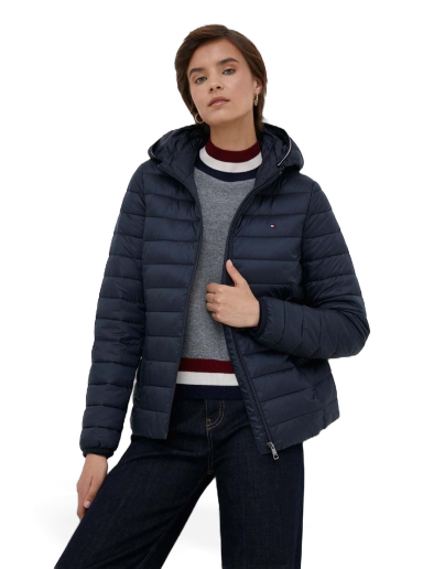 Prešívaná bunda Tommy Hilfiger Puffer Jacket Navy | WW0WW38927