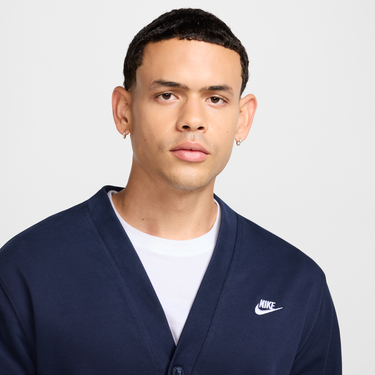 Sveter Nike Club Cardigan Navy | FN3898-451, 3