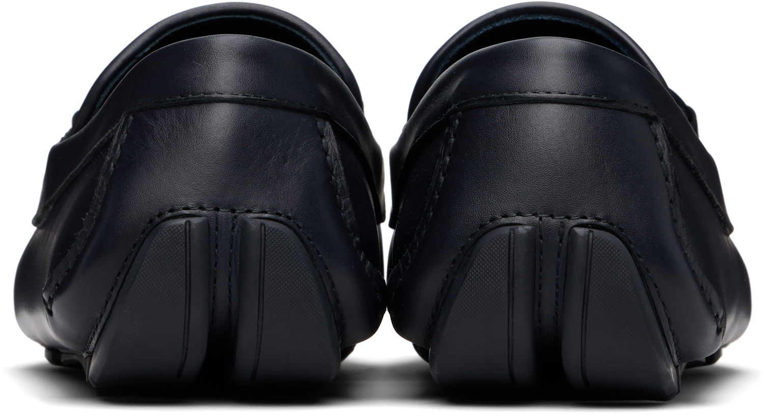 Starostlivosť o obuv FERRAGAMO Salvatore Ferragamo Gancini Ornament Driver Loafers Navy | 778804, 1