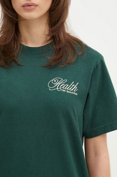 Tričko Sporty & Rich Sporty & Rich Health Script T-Shirt Zelené | TO043511078GR10, 7