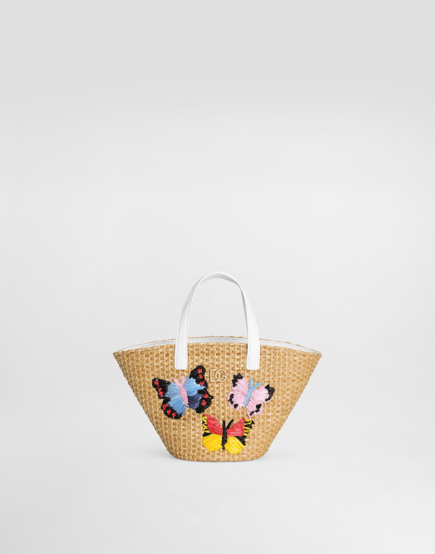 Kabelka Dolce & Gabbana Dolce & Gabbana Butterfly Straw Basket Béžová | EB0249AU373HC5KB, 0