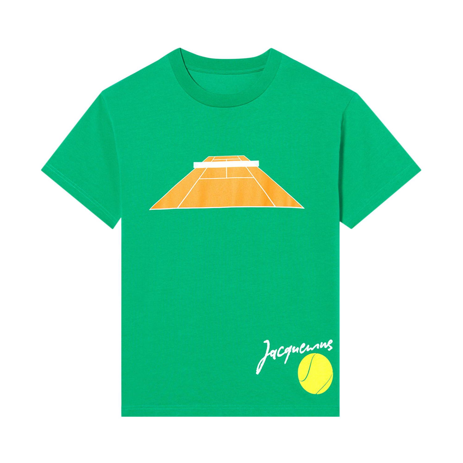 Tričko Jacquemus Le T-Shirt Tennis Zelené | 225JS029 2003 5AF, 1