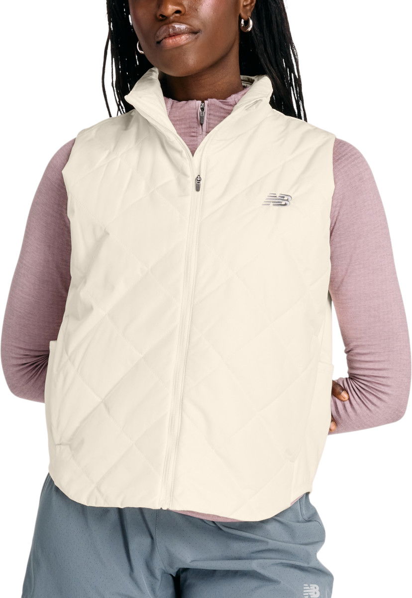 Vesta New Balance Vesta Quilted Vest Béžová | wv43202-lin, 0