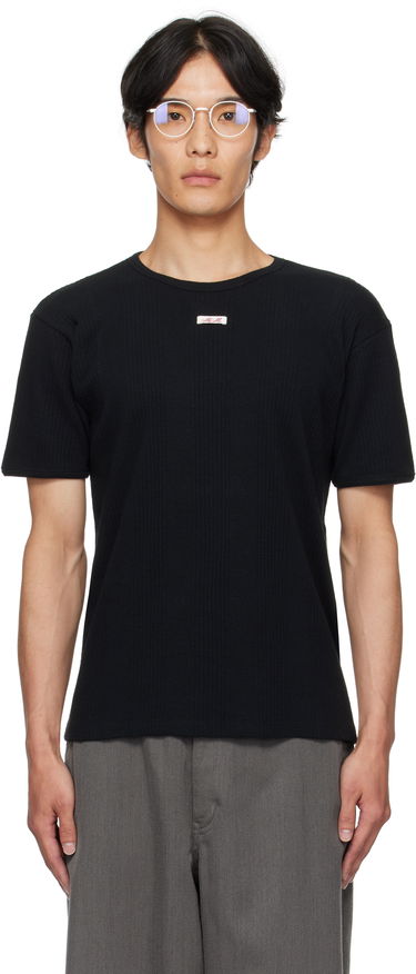 Tričko Maison Margiela Ribbed T-shirt Čierna | S67GC0041 S24430, 0