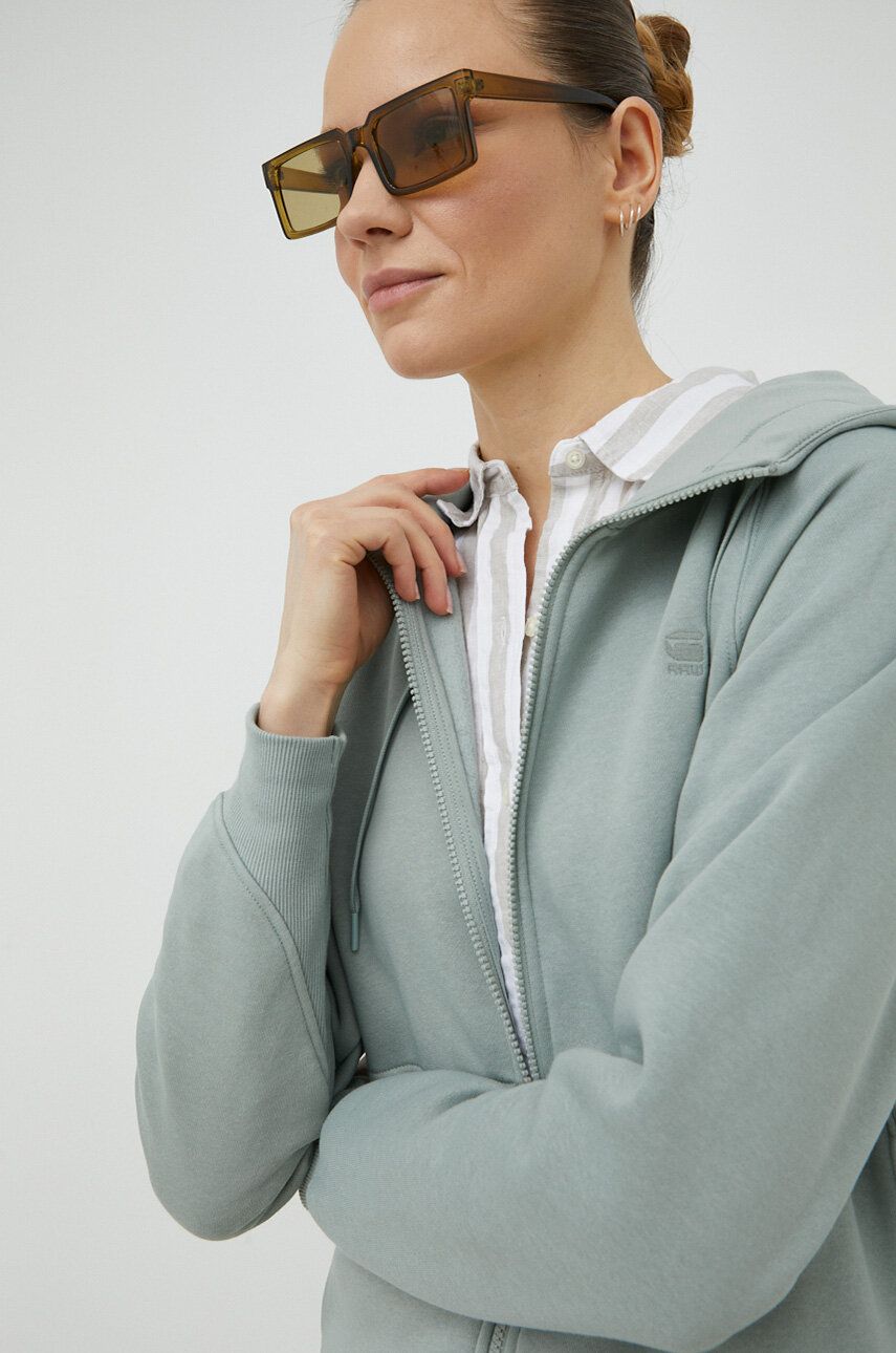 Mikina G-Star Raw Premium Core 2.1 Hooded Zip Sweater Šedá | D22727.C235, 0