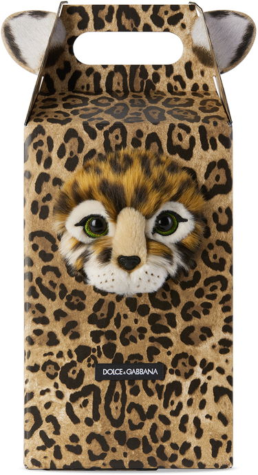 Zberateľské Dolce & Gabbana Dolce&Gabbana Leopard Faux Fur Plush Toy Hnedá | LCJB72 G7NZK, 1