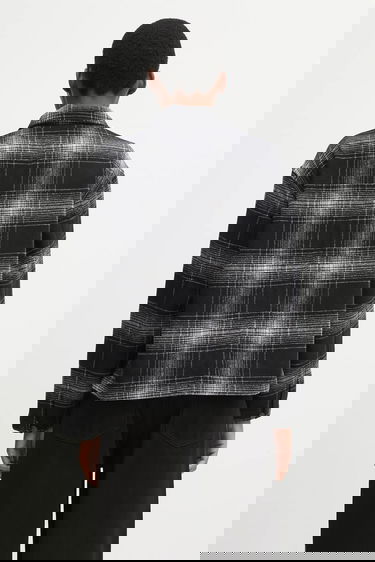 Bunda Carhartt WIP Brennan Plaid Shirt Jacket Čierna | I035519-34J.XX, 4