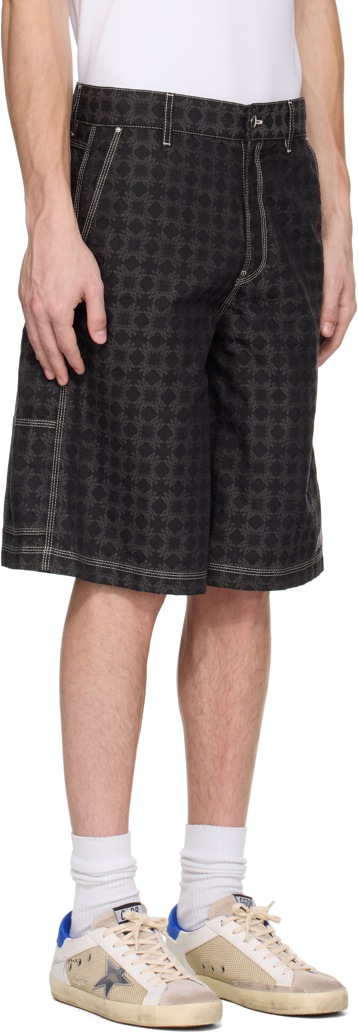Šortky AMIRI AMIRI MA Quad Work Shorts Čierna | AMSHCA1091, 1