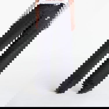 Džínsy Carhartt WIP Wide-Leg Brandon Pant Stone Washed Čierna | I035892.8906, 5