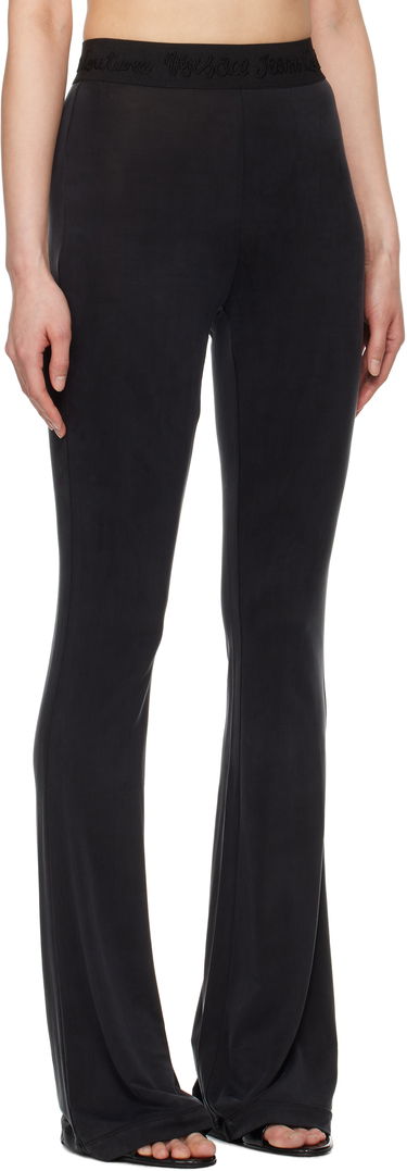 Nohavice Versace Versace Jeans Couture Flared Leggings Čierna | E78HAC107_EJ0190, 1