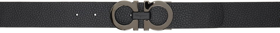 Opasok FERRAGAMO Ferragamo Gancini Reversible Belt Šedá | 476361 678783002, 0