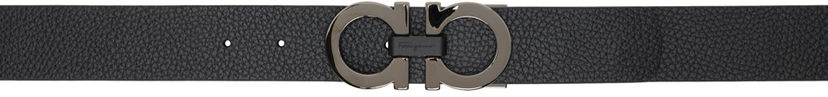 Opasok FERRAGAMO Ferragamo Gancini Reversible Belt Šedá | 476361 678783002