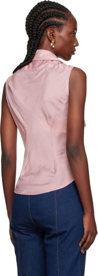 Košeľa Vivienne Westwood Vivienne Westwood Fancy Drunken Sleeveless Blouse Ružová | 15010067-W012L-, 2