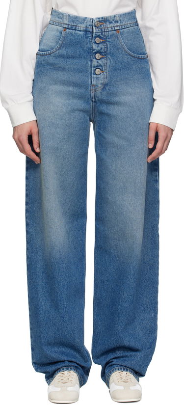 Džínsy Maison Margiela MM6 Maison Margiela Straight-Leg Jeans Modrá | S52LA0241 M30018, 0