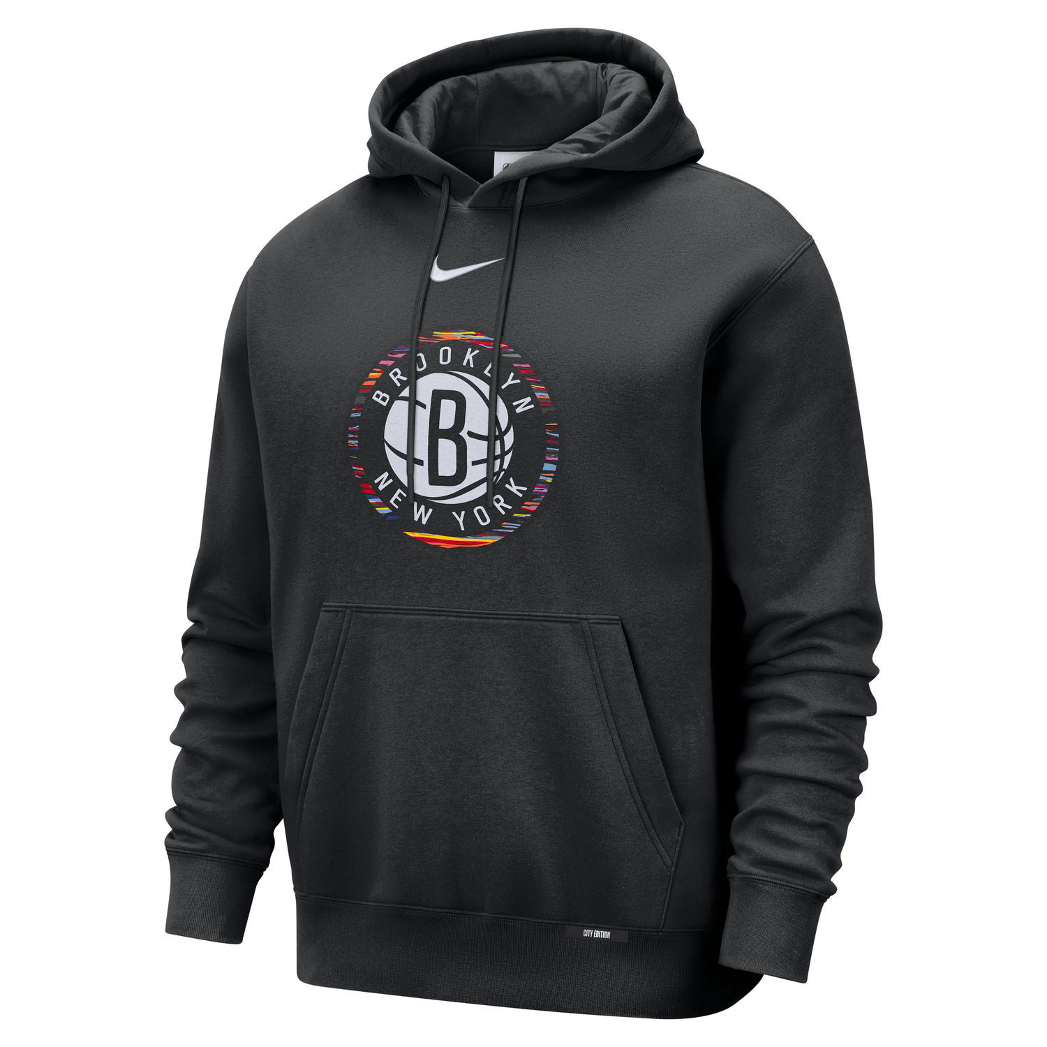 Mikina Nike Brooklyn Nets City Edition Club Hoodie Čierna | HQ5503-010, 1
