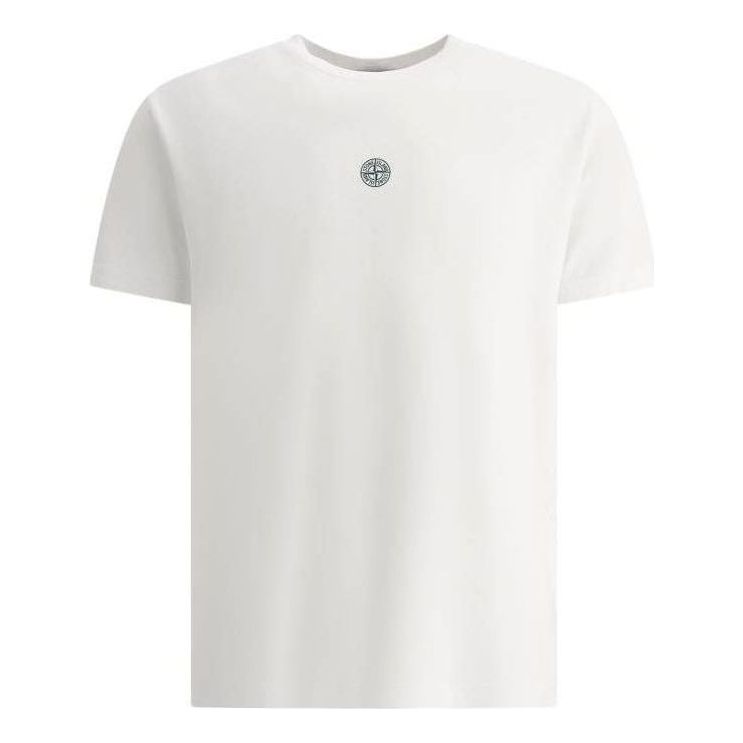 Tričko Stone Island Logo Print Regular T-Shirt Biela | 78152NS86-V0001, 0