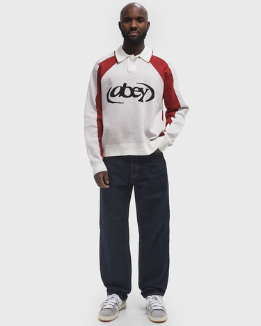 Džínsy OBEY Hardwork Denim Jeans Modrá | 142010077-RIN, 2