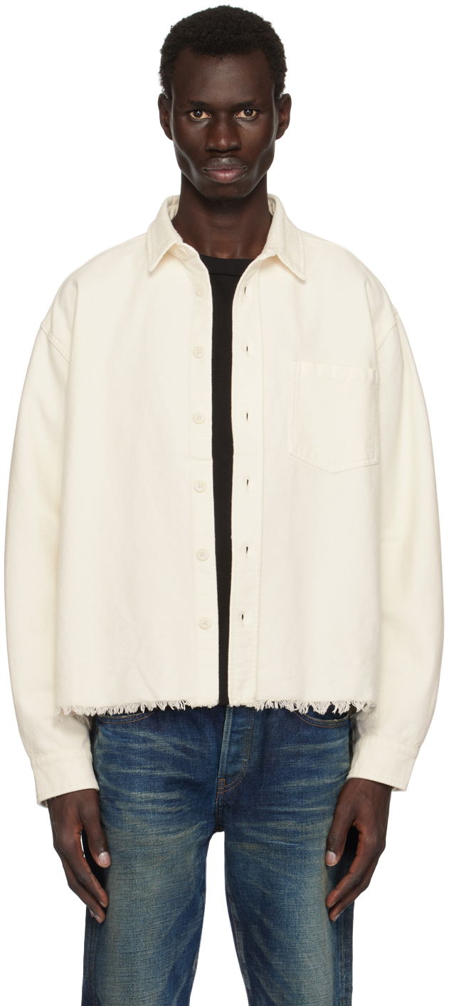 Košeľa John Elliott Oversized Shirt Biela | E047F92519A, 0