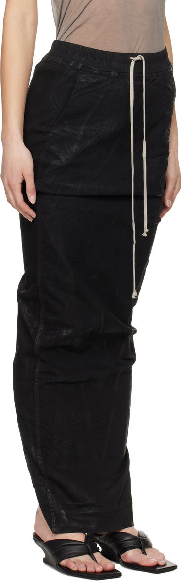 Sukňa Rick Owens Rick Owens DRKSHDW Hollywood Pull On Pillar Denim Maxi Skirt Béžová | DS01E3332 SCF, 4