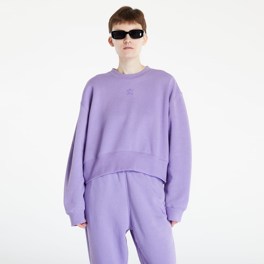 Mikina adidas Originals Adicolor Essentials Crew Sweatshirt Fialová | HZ8639, 0