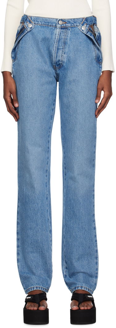 Džínsy Coperni Open Hip Denim Jeans Modrá | COPP67202, 0