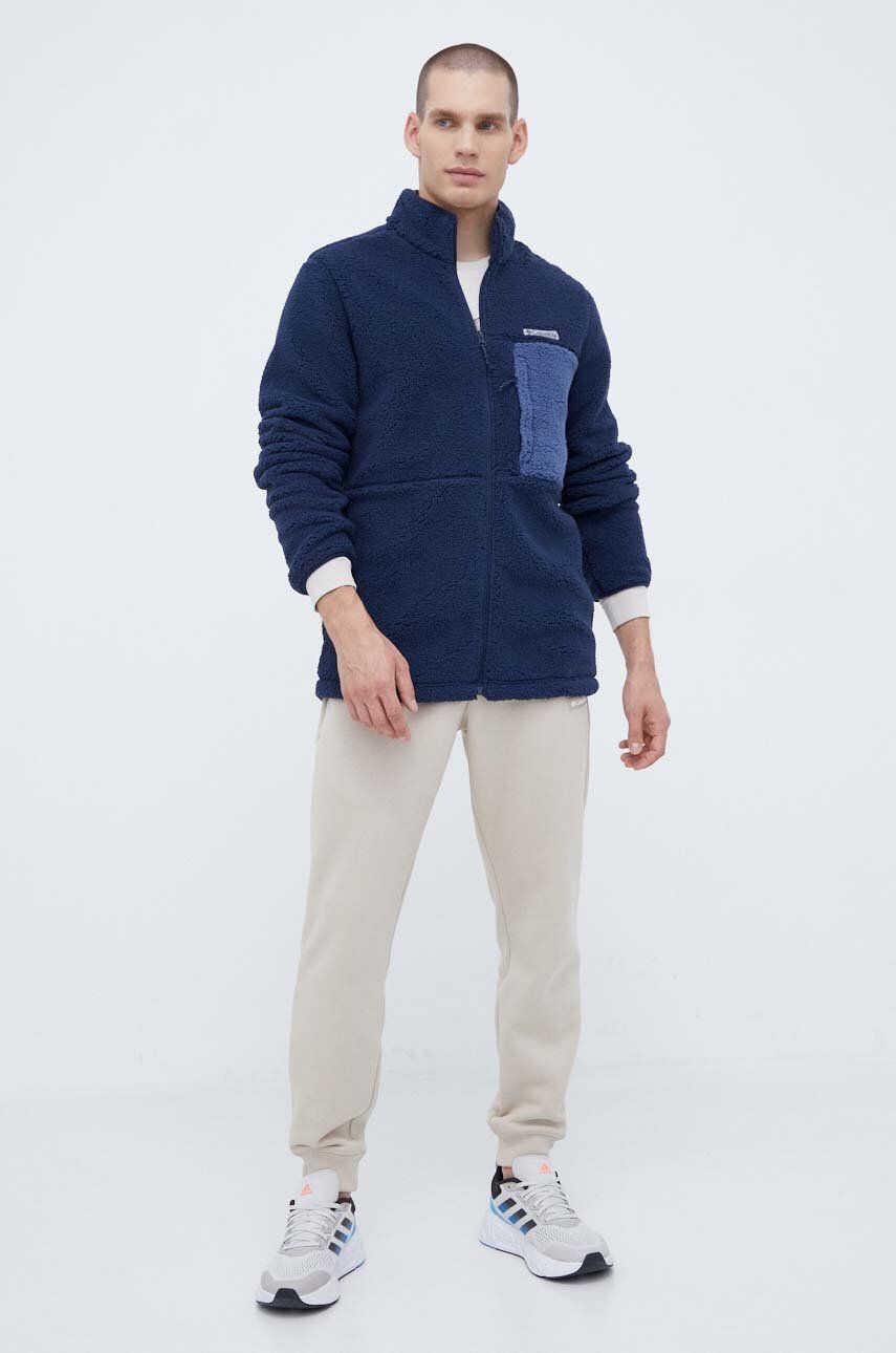 Mikina Columbia Sweatshirt Smooth Modrá | 1911083, 1